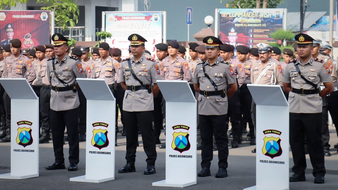 Rotasi Jabatan, Wakapolres dan Kasat Lantas Bojonegoro Resmi Berganti