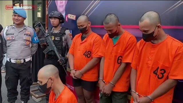 Gasak Ratusan Tabung LPG, 3 Pemuda Dibekuk Polres Bojonegoro