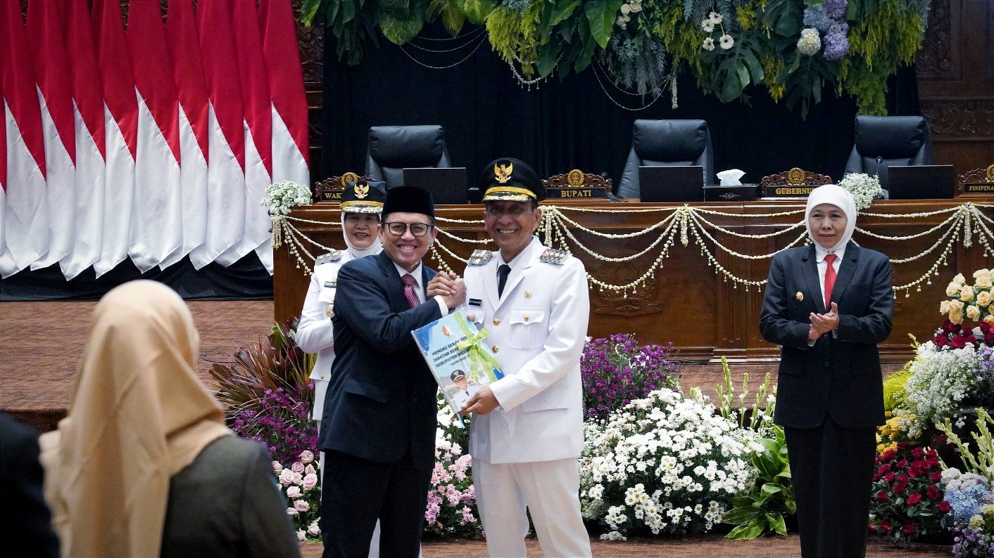Sertijab Bupati-Wabup Bojonegoro, Bupati Wahono Siap Tuntaskan 10 Isu Strategis
