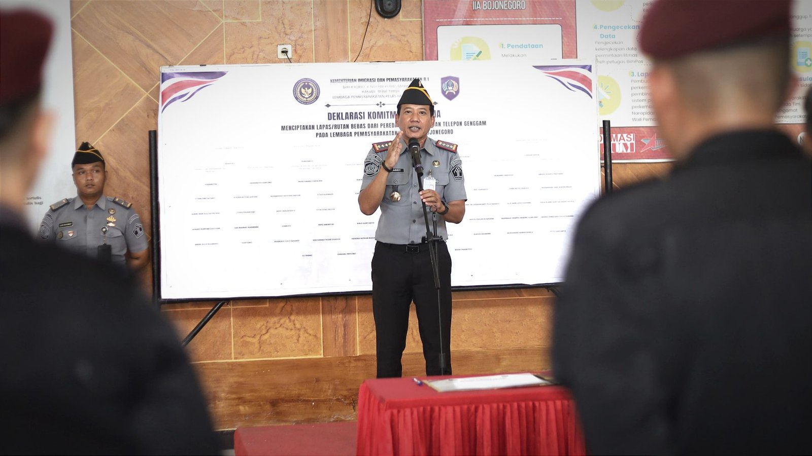 Deklarasi Anti Narkoba-Hp Ilegal, Lapas Bojonegoro: Kami Tindak Tegas