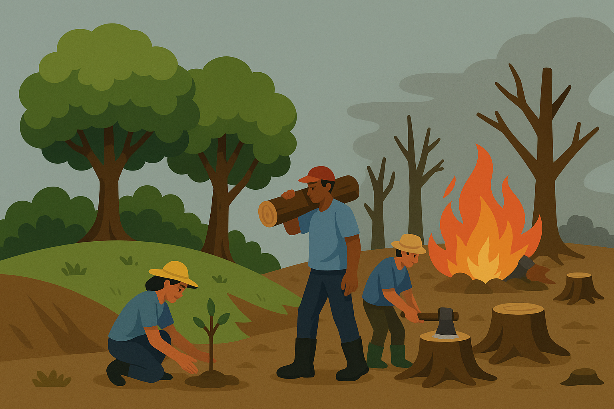 5 Ribu Hektare Tutupan Pohon di Bojonegoro Raib, Kekeringan dan Banjir Bandang Mengintai