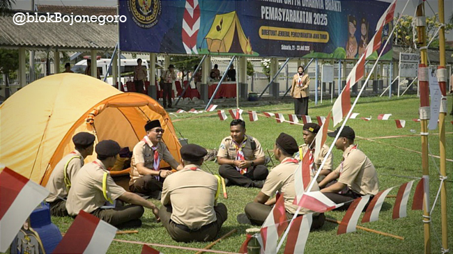 Lima Napi Lapas Bojonegoro Ikuti Kemah Satya Dharma Bhakti Pemasyarakatan