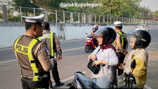 Woww..! 10 Hari, 8.710 Pengendara Ditindak Polres Bojonegoro