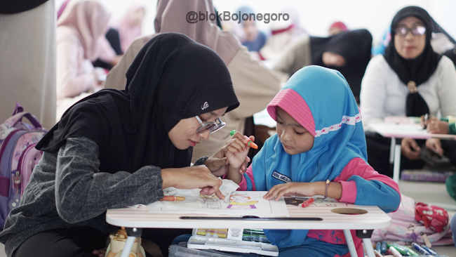 Lomba Mewarnai TK/RA di NU FEST 2025