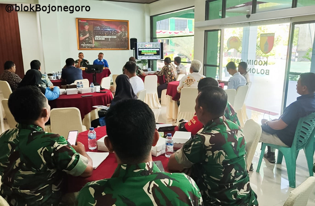 Kodim Bojonegoro Gelar Rakor Penutupan TMMD ke-125 di Desa Soko