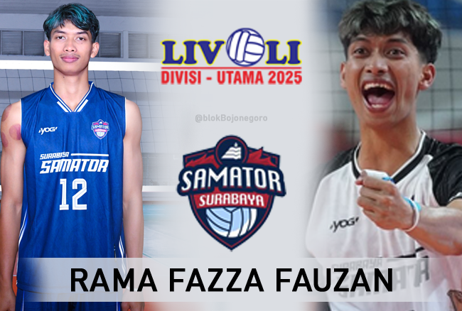 Rama Fazza Fauzan, Opposite Timnas dan Surabaya Samator yang Jadi Idola di GOR Bojonegoro