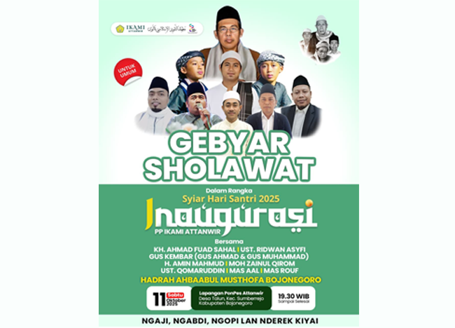 IKAMI ATTANWIR Gelar Inagurasi dan Gebyar Sholawat