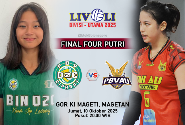 PREVIEW: Rajawali O2C Vs TNI AU Electric, Pemain Pelapis Melawan Tim Garang Menyerang