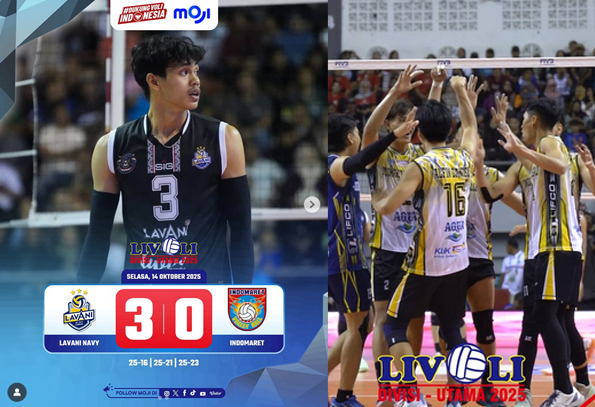 Tak Terkalahkan, LavAni Navy Hancurkan Indomaret 3-0