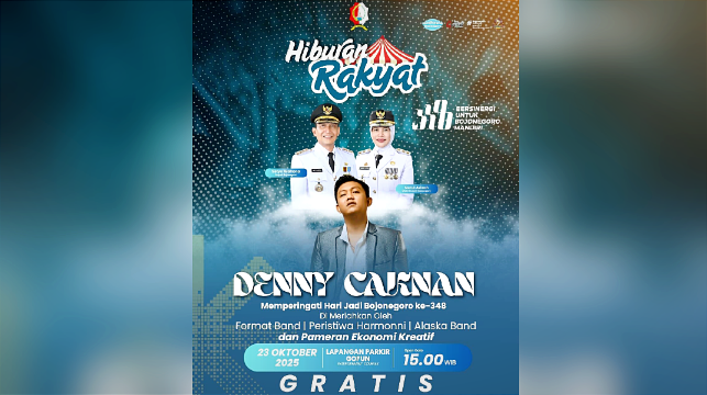 Konser Denny Caknan di Lapangan Parkir Gofun Bojonegoro, Mampu Tampung 3 Ribu Penonton