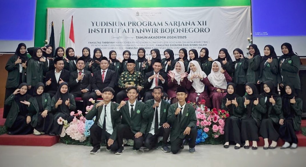 Yudisium XII Institut Attanwir Bojonegoro: 151 Calon Sarjana Siap Mengabdi dengan Ilmu dan Akhlak