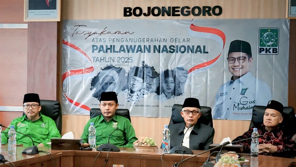 Gus Dur-Marsinah Dianugerahi Pahlawan Nasional, PKB Bojonegoro Gelar Tasyakuran