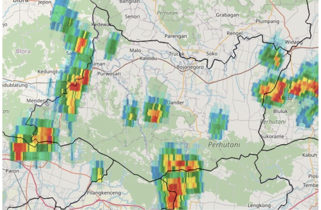 Cuaca Ekstrem, Waspadai Hujan Lebat, Angin Kencang dan Petir di Bojonegoro