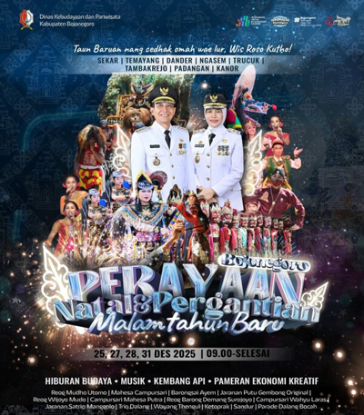 Inilah Rangkaian Acara Sambut Libur Natal dan Tahun Baru di Bojonegoro