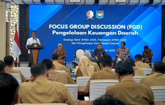 Persiapan APBD 2026 dan Pemanfaatan Dana Abadi, Pemkab Bojonegoro Gelar FGD