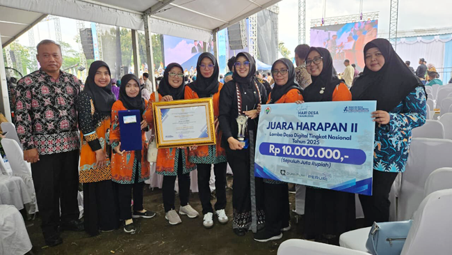 Bangga..! Desa Kauman Bojonegoro Raih Juara Lomba Desa Digital Kemendes PDTT