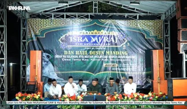 Berbarengan dengan Peringatan Isra' Mi'raj, Digelar Haul Mbah Kiai Sulaiman Manding