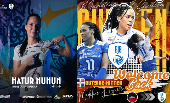 Bandung BJB Tandamata Ganti Anastasia Guerra dengan Madeline...