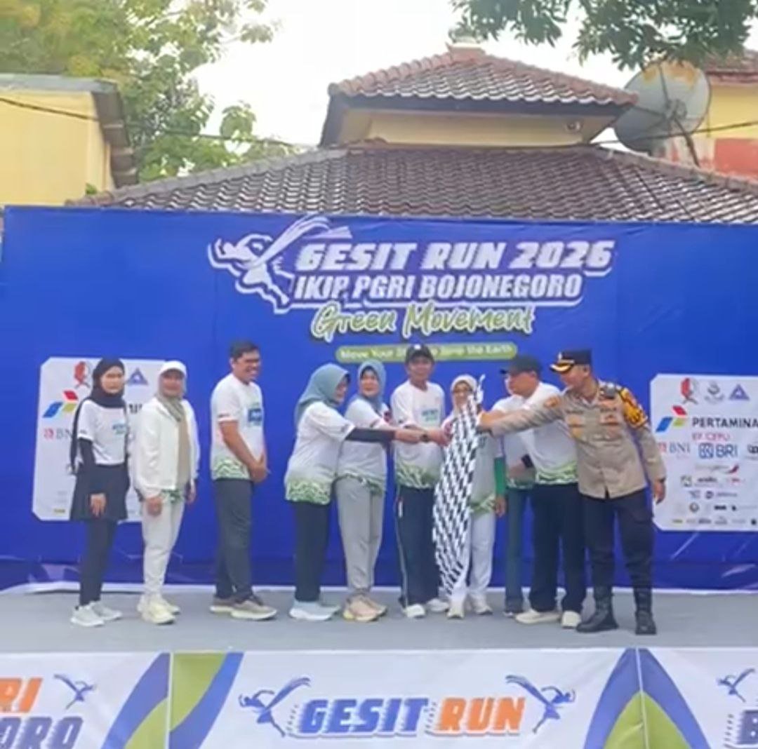 Gesit Run 5K IKIP PGRI Bojonegoro Sukses Digelar, 1.111 Runner Bergerak untuk Green Movement