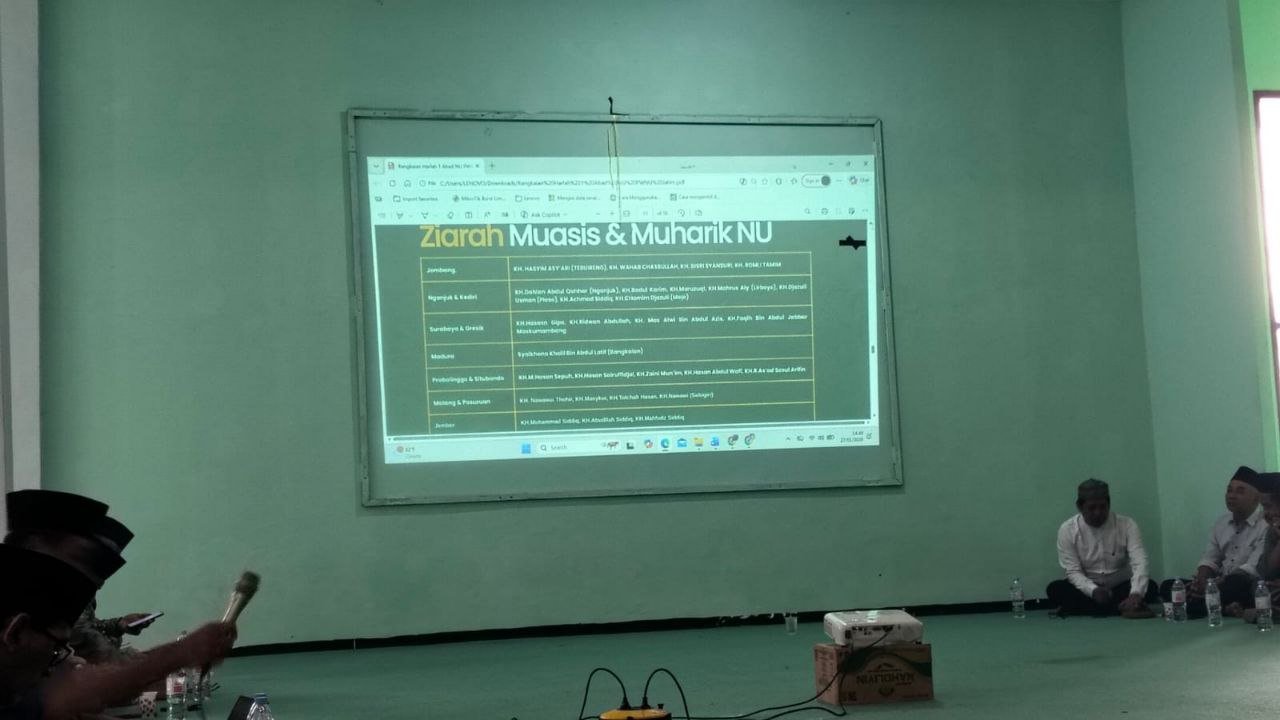 Peringati 1 Abad NU, PCNU Bojonegoro Serentak Ziarahi Makam Muassis