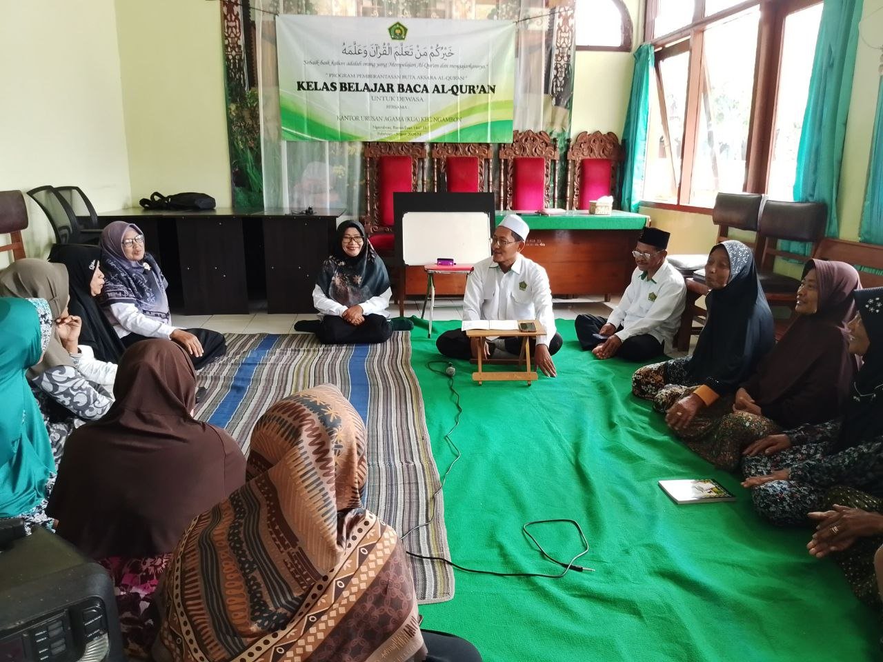 Berantas Buta Aksara Al-Qur’an, KUA Ngambon Buka Kelas...