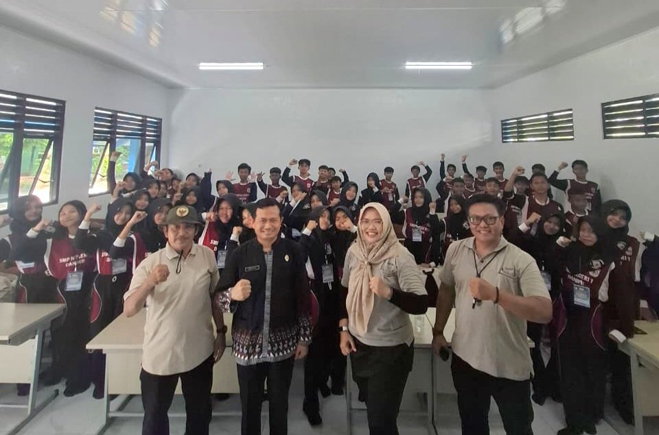 Rangkaian LDKS SMP Negeri 1 Dander Dibuka dengan Semangat dan Gembira