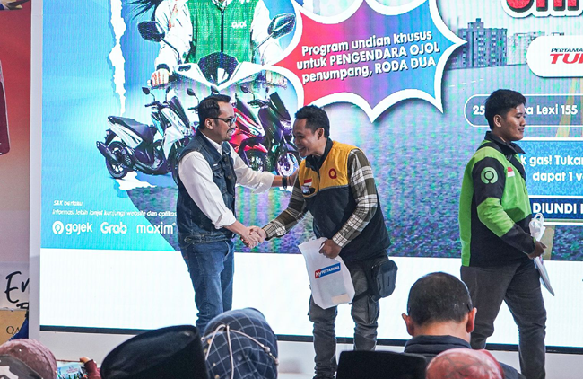 Program BOOM Berkah Ojek Online MyPertamina, Pertamina Patra...