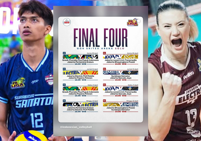 Jadwal Final Four Proliga 2026 di Solo, Tanding...