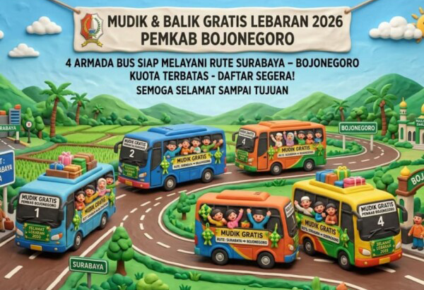 Armada Mudik dan Balik Gratis Lebaran 2026 Rute...