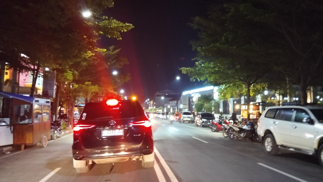 Jalanan Veteran dan Pemuda Kota Bojonegoro Mulai Macet