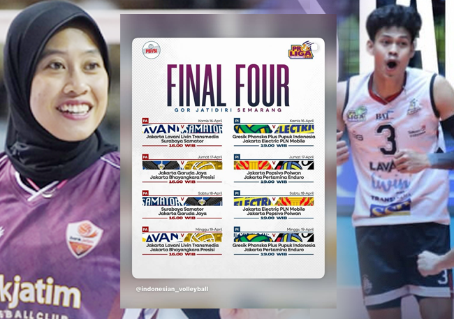 Jadwal Final Four Proliga 2026 di Semarang, GOR...