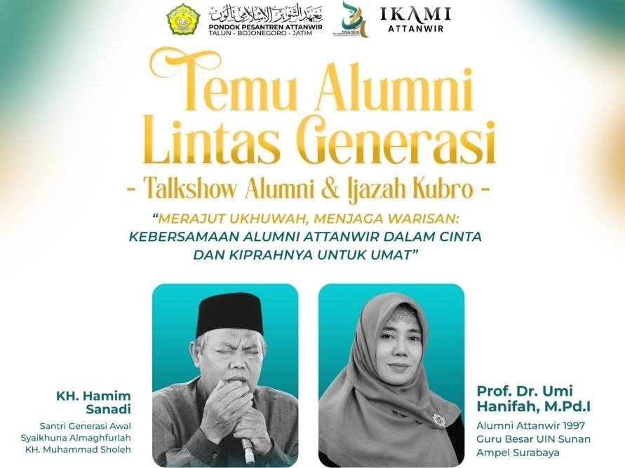 Besok Pagi, Temu Alumni Ponpes Attanwir: Cerita Inspiratif...