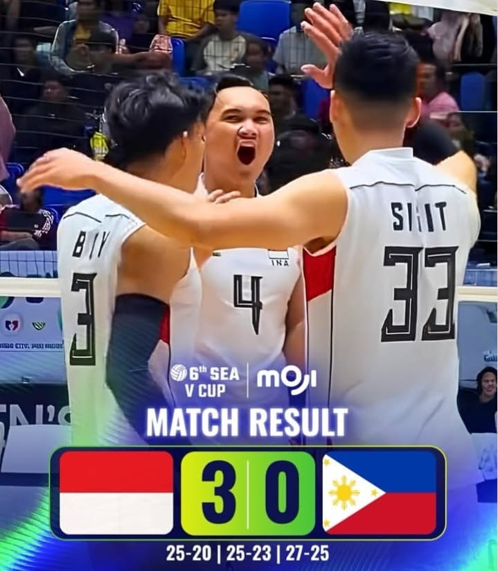 Timnas Indonesia Hancurkan Filipina 3-0 di SEA V....