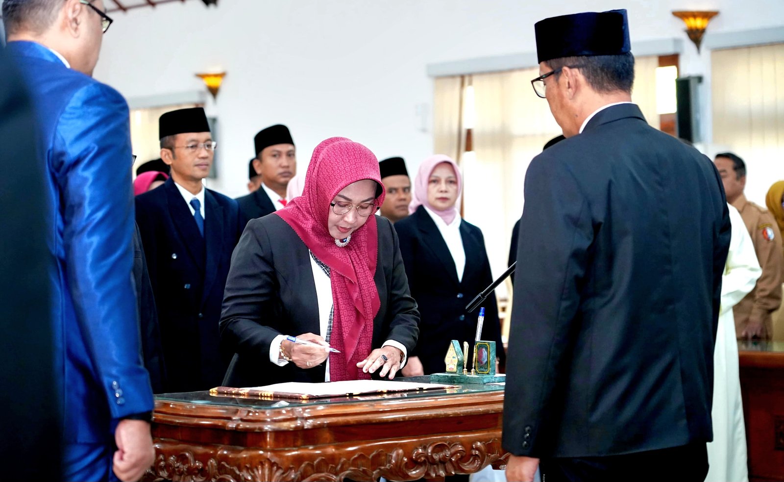 Bupati Wahono Lantik Lima Kepala OPD Pemkab Bojonegoro