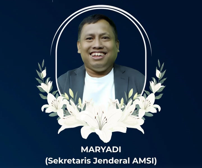 Selamat Jalan Sekjen Maryadi, Keluarga Besar AMSI Berduka