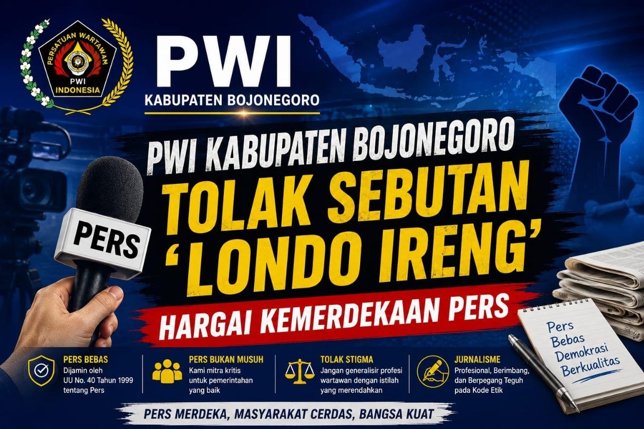 PWI Bojonegoro Tolak Penyebutan "Londo Ireng" terhadap Wartawan,...