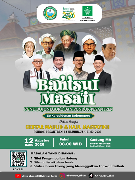 Pagi Ini..! Bahtsul Masail PCNU Bojonegoro di Ponpes...