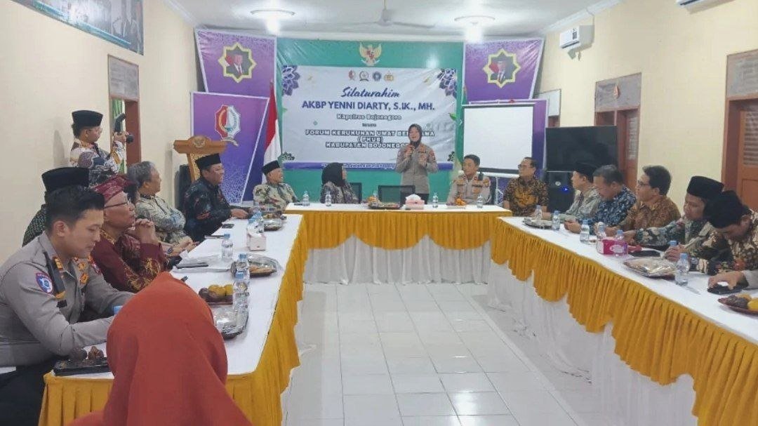 Perdana Sambangi FKUB, Kapolres AKBP Yenni: Aura Bojonegoro...