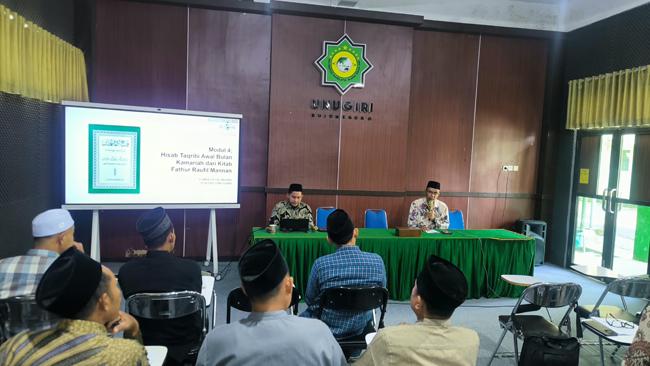 Pertemuan Keempat, PC LF PCNU Bojonegoro Fokus Hisab Taqribi Awal Bulan Qamariah