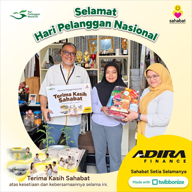 Rayakan Hari Pelanggan Nasional 2026, Adira Finance Hadirkan...