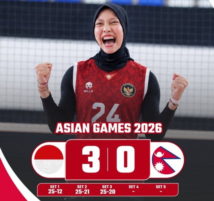 Timnas Indonesia Hajar Nepal 3-0 di Asian Games...