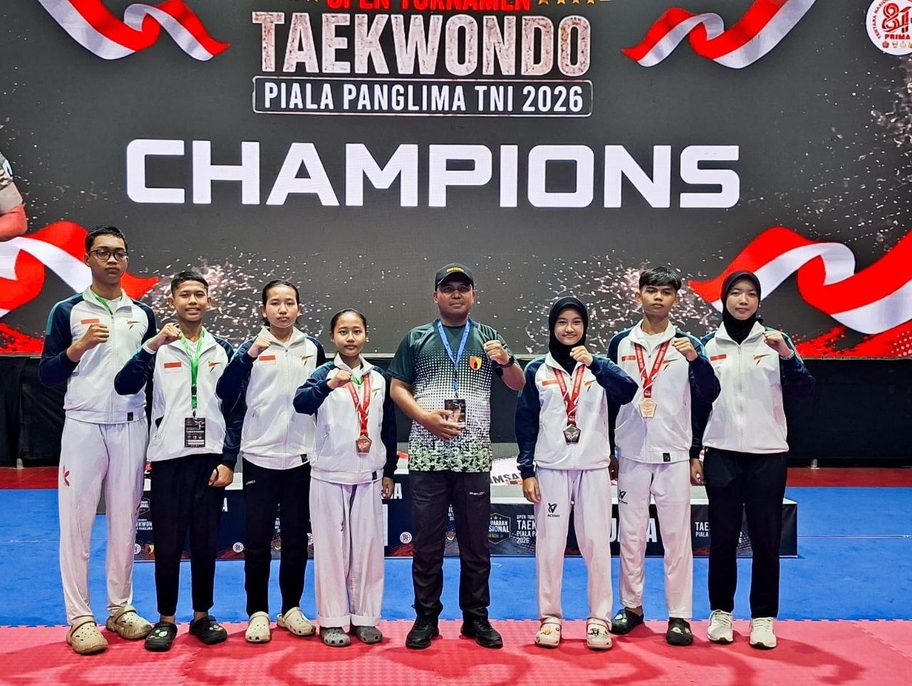 20 Atlet Taekwondo Kodim Bojonegoro Sapu Medali di...