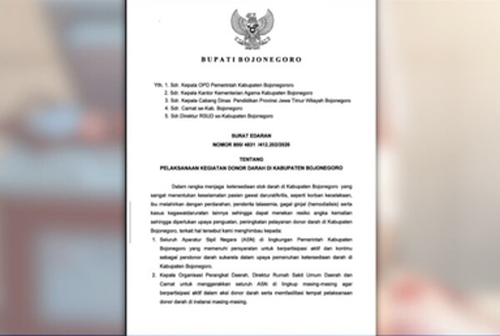 Jaga Stok Darah untuk Keselamatan Pasien Kritis, Bupati...