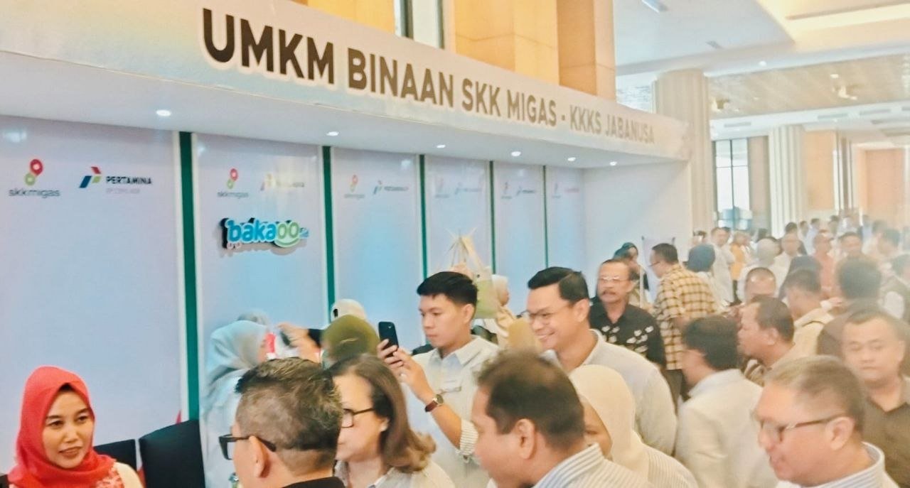 Pameran UMKM Saat Lokakarya Media SKK MIGAS - KKKS JABANUSA