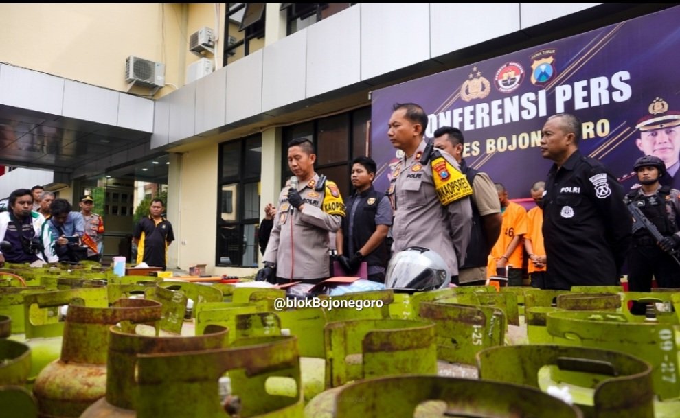 3 Pemuda Dibekuk Polisi Usai Curi Ratusan Tabung LPG di Bojonegoro