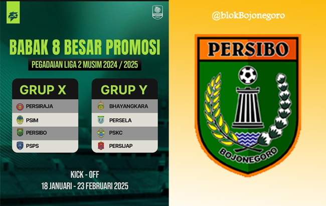 18 Januari, Persibo akan Mulai Main di 8 Besar