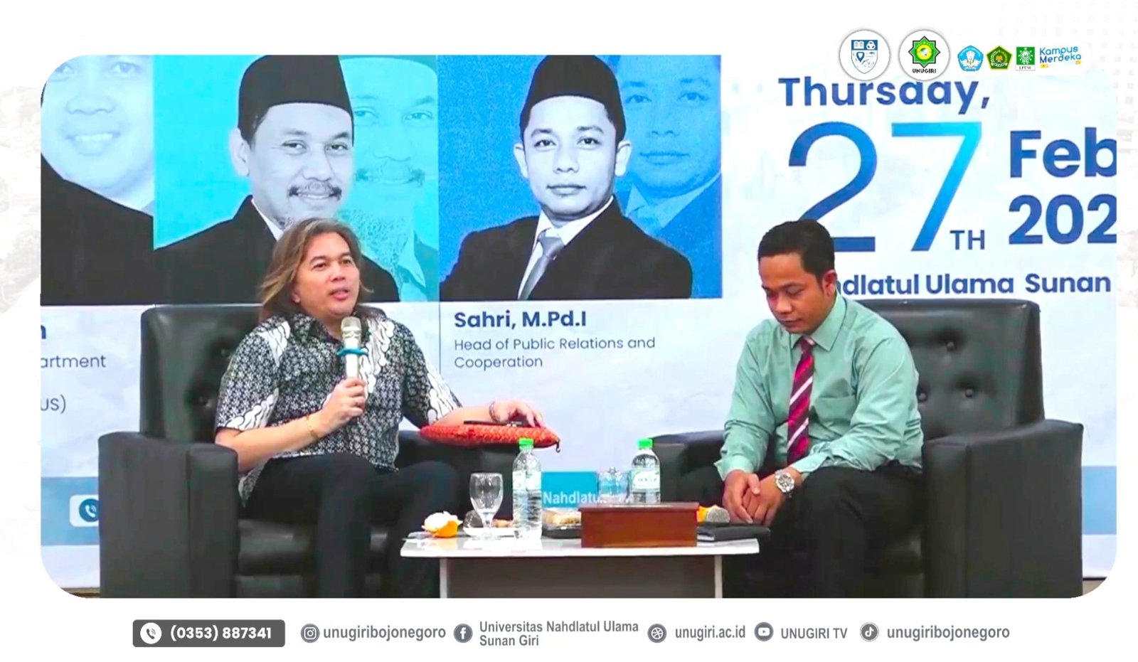 Dr. Azhar Ibrahim dari National University of Singapore Hadir di UNUGIRI Bojonegoro