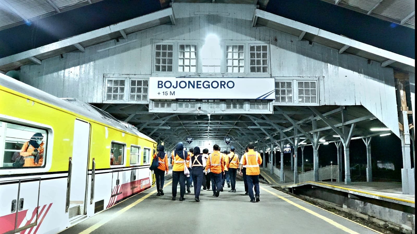 Pastikan Keamanan Selama Lebaran, KAI Inspeksi 7 Stasiun di Bojonegoro