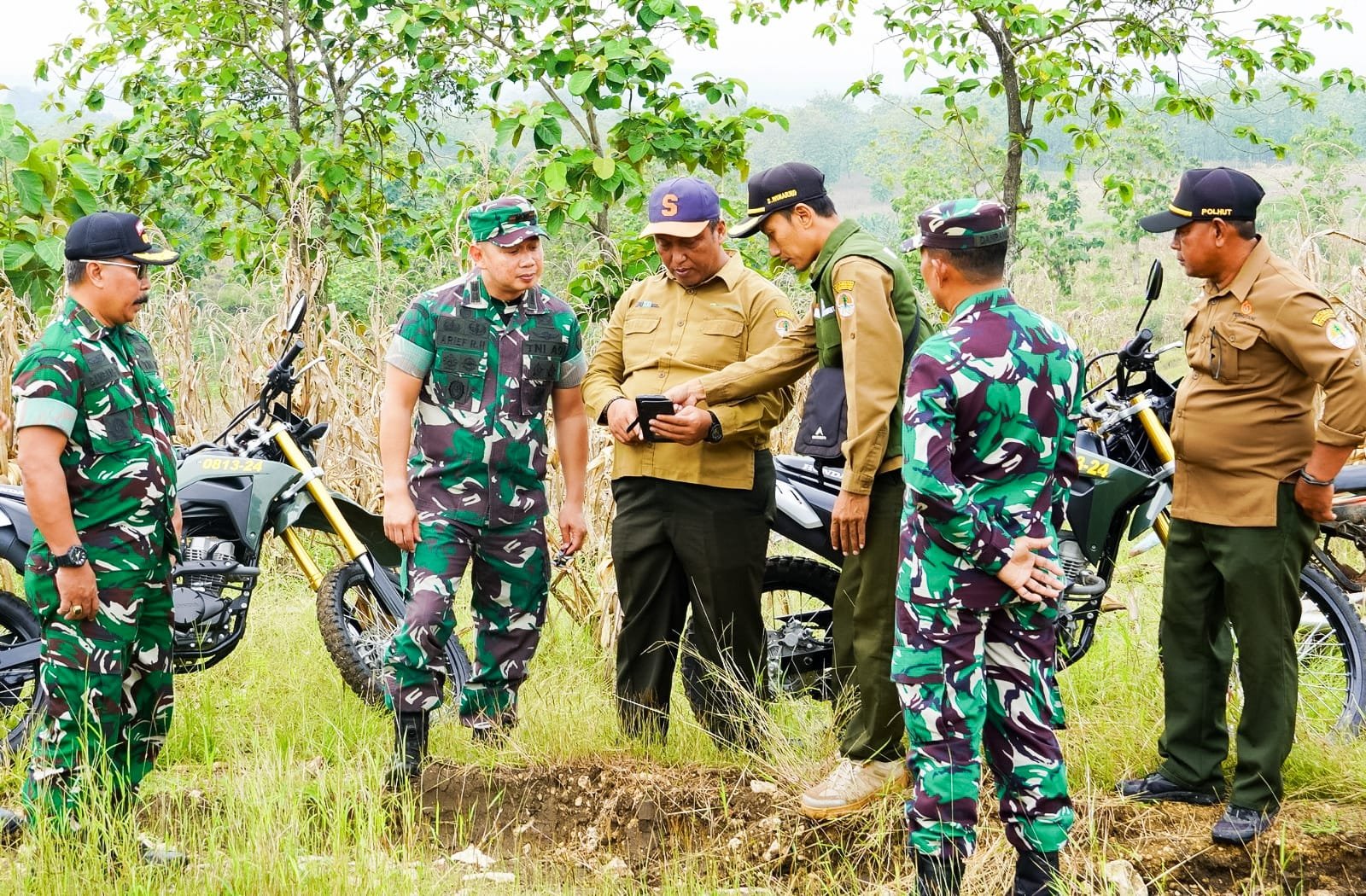 Dandim Bojonegoro Tinjau Lokasi Rencana Pembentukan Batalyon TP di Temayang