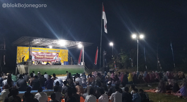 Serempak, Warga Sarangan Kanor Renungan Malam 17 Agustus